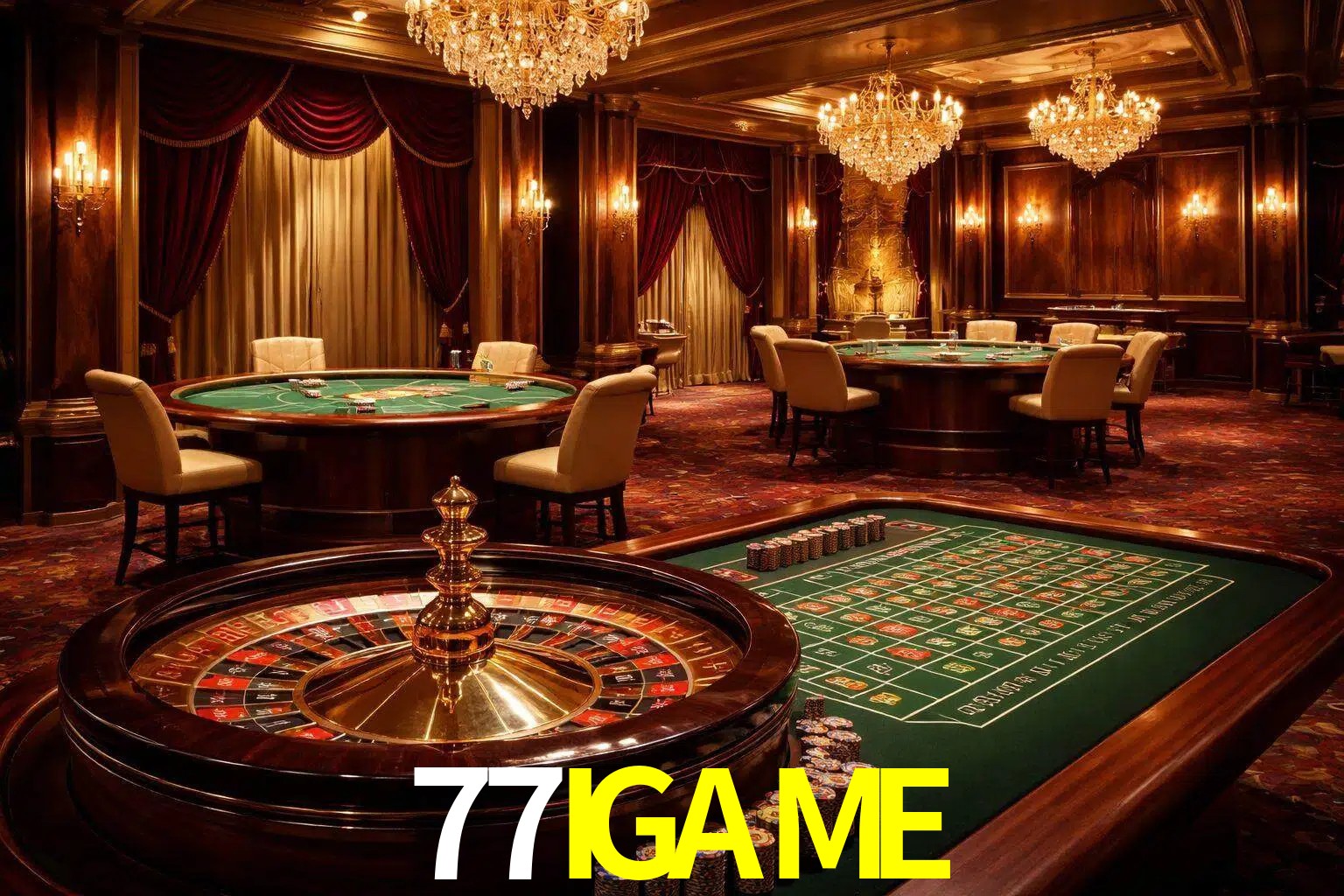 Una escena premium de mesa de casino en vivo con cartas, elementos de ruleta y un ambiente pulido de estudio de transmisión.
